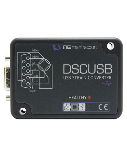 DSCUSB Compact Load Cell to USB Converter. For converting a strain gauge sensor input to a digital USB output
