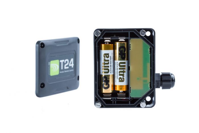 Wireless Sensor Transmitter Enclosure -battery view (T24-ACMi)